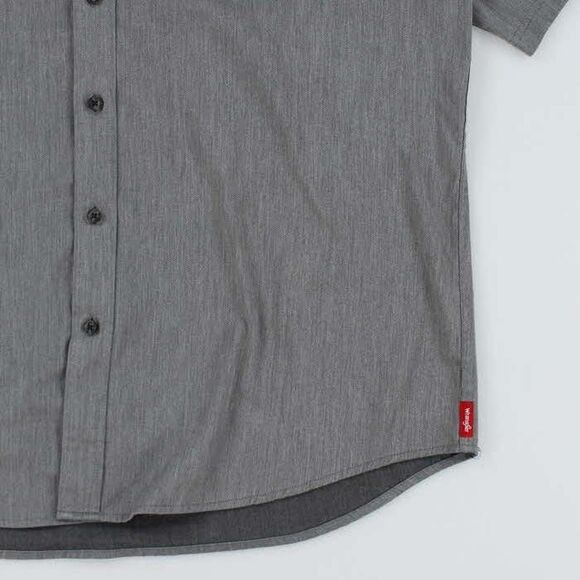 Grey Wrangler cotton button-up shirt size XL - Perfect condition - Picture 7 of 8